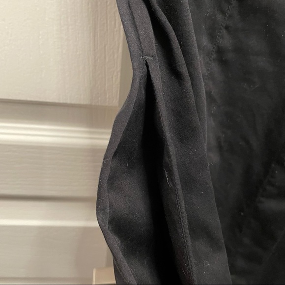 CLUB MONACO Black Short Sleeve Shirt 100% Cotton Dress with Belt - Picture 7 of 9